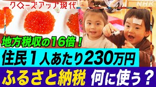 【過去最多】総額1兆円超「ふるさと納税」の使い道は？全国トップクラス168億円の寄付を集める北海道白糠町では？世田谷区は100億円超の流出で危機感(語り:小松未可子)【クロ現】| NHK