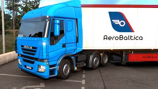 ETS 2 - Iveco Stralis + B Double Trailers Transporting Processors Part 2