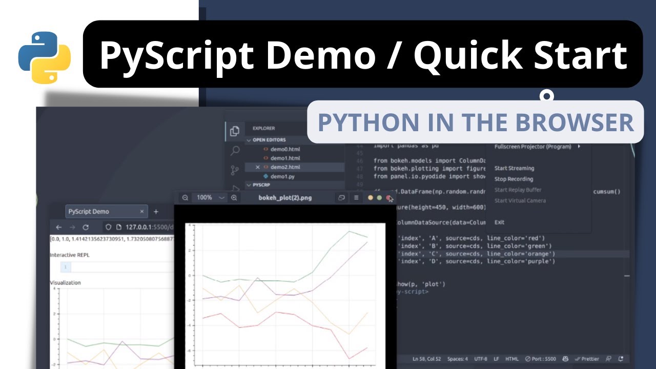 Pyscript Demo Tutorial End To End Pyscript Tutorial 1 Youtube