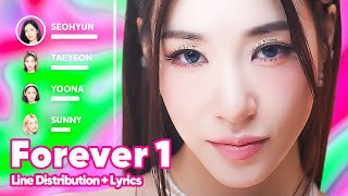 Girls Generation FOREVER 1 Line Distribution Lyrics Karaoke PATREON REQUESTED