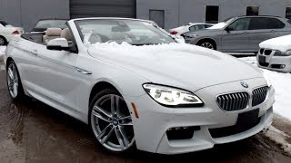 2017 BMW 6 Series Cabriolet M Sport | V8 | 650i Full Review | Alpine White on Ivory White