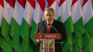 Fidesz-kampányzáró: Orbán Viktor teljes beszéde - ECHO TV