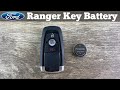 2019 - 2023 Ford Ranger Remote Key Fob Battery Change - How To Remove Replace Ranger Key Batteries