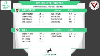 KNCB Topklasse - Round 15 - ACC 1 v Excelsior'20 1