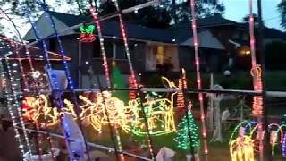 Christmas Lights at 59 Oakes Road, Carlingford