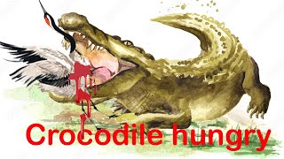 crocodile hungry #animation #shorts #drawing #painting #Pencilmate || rhymes kid