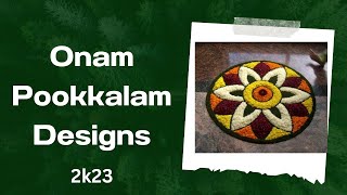 Onam Pookalam Designs 🌸🌼🌺2k23