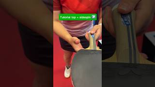 How to take pendulum serve with top and sidespin? #pingpong #tabletennis #serve