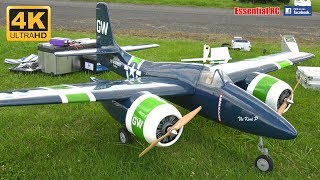 F7F TIGERCAT TWIN ENGINES Navy Fighter/Attack Airplane (Electric RC) [*UltraHD and 4K*]