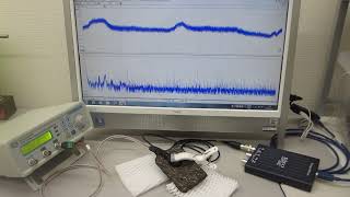 オーダーメードプローブの超音波伝搬特性テスト　Ultrasonic propagation characteristic test of custom-made ultrasonic probe