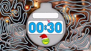 💣⏳ 30 Sec Winter Bomb Timer❄️ Calm Boom End