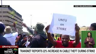 Transnet reports 22% increase in cable theft during strike