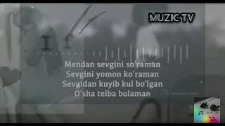 Yolg'izbek|Yagzon GR - Kechagina(lyrics) karaoke 🎤