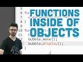 5.4: Functions Inside of Objects - p5.js Tutorial