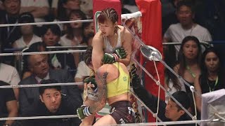 【RIZIN】圧勝・伊澤星花がRENAに辛らつマイク「今日は会場にも来てないようですが、今日の試合でもっと怖くなってビビッて来ないと思う。格下の相手とやってもしょうがない」