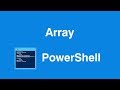 Windows Powershell Array