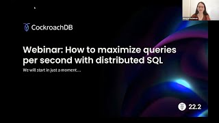 How to maximize queries per second with distributed SQL