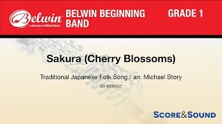Sakura (Cherry Blossoms), arr. Michael Story – Score & Sound