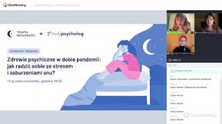 Zdrowie psychiczne w dobie pandemii   webinar