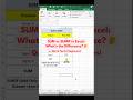 SUM or SUMIF? Which One Do You Really Need? 🔍 | Excel Tips #excel #excelshorts
