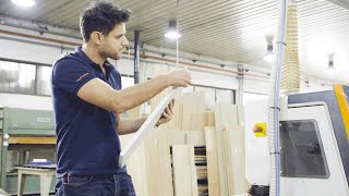 High quality edge banding in practice with EdgePro | Robatech