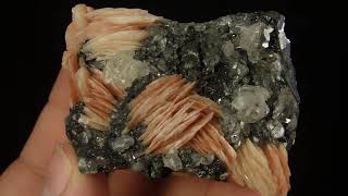 Cerussite \u0026 baryte \u0026 galena - Morocco, Mibladen