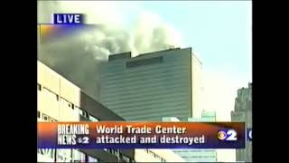 WCBS reports Building 7 "might have collapsed" 30 seconds before it collapses