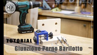 Tutorial - Dima per giunzione perno barilotto