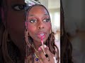 trying the new fenty’s fuchsia flex gloss bomb lip gloss on dark skin @tonibravo 💖💋