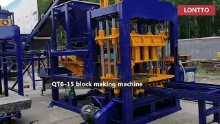 QT6-15 Automatic Brick Making Machine Showing