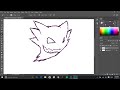 drawing haunter from pokemons