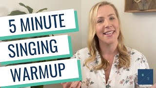 5 Minute Singing Warm Up | Quick & Efficient | with the Singing / Straw