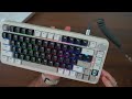 attack shark x85 pro mechanical keyboard the best use of lcd screen yet