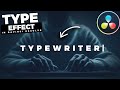 How To Add TYPEWRITER EFFECT In Davinci Resolve