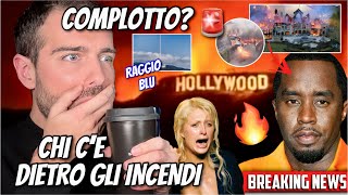 HOLLYWOOD BRUCIA: LA VERITÀ SUGLI INCENDI IN CALIFORNIA (secondo i complottisti) | Spillin’ the tea🥤