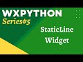 wxPython Tutorial 5: StaticLine Widget