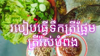 របៀបធ្វើទឹកត្រីផ្អែមអំពិលទុំត្រីរ៉ស់បំពងឲមានរសជាតិឆ្ងាញ់ ងាយៗ