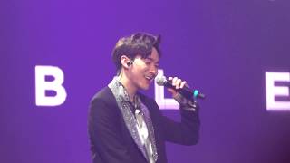 180316 뉴이스트W콘서트 곽아론 개인곡 소감 중간 멘트 Kwak Aaron