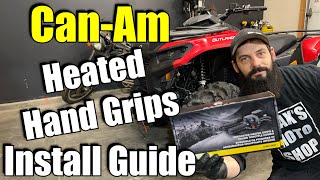 Can-Am Outlander 500 / 700 Integrated Heated Hand Grip Install Step-By-Step Guide