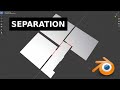 Mesh / object separation into several parts | Blender