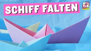 ⛵ Schiff falten - eine einfache Anleitung für ein Papierschiff