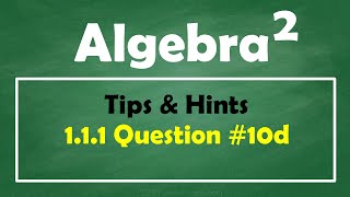 1 1 1 - Tips & Hints - Function Notation - #10d