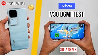 Vivo V30 Pubg Test With FPS Meter, Heating and Battery Test 😱