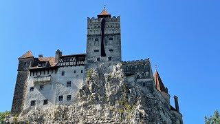 Inside Count Dracula' s Castle in Romania. Bran Castle in Transylvania.