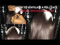 How I Ventilate A Full Lace For All Braids Like a Pro | Beginners Friendly | EP 1