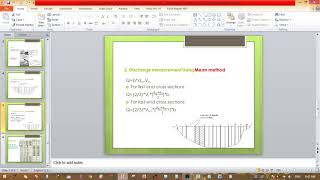 Discharge (Stream flow) Measurement Methods: [ Mid-Section and Mean-Section Methods ]