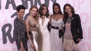 Carla Bruni, Naomi Campbell, Natalia Vodianova at Fashion for Relief Photocall in Cannes