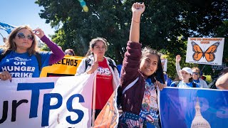 Hondureños y nicaragüenses en DC protestan para pedir la extensión del TPS