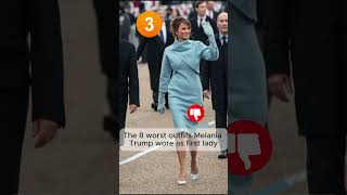 The 8 worst outfits Melania Trump wore as first lady #melaniatrump