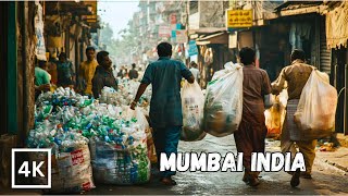 Night Walk in MUMBAI, INDIA | Chhatrapati Shivaji Terminus